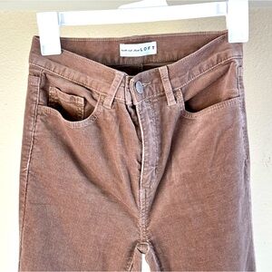 Petit Corduroy brown pants by LOFT size  25